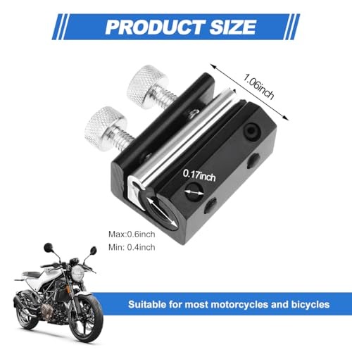 Cable Lubricator, Aluminum Double-Headed Wire Luber Tool for Black ＆ Silver