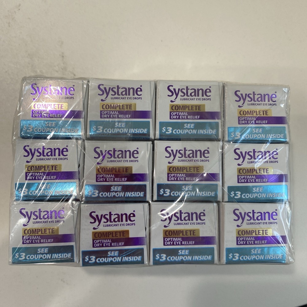 Systane Complete Lubricant Eye Drops Sample Size 12 Pack