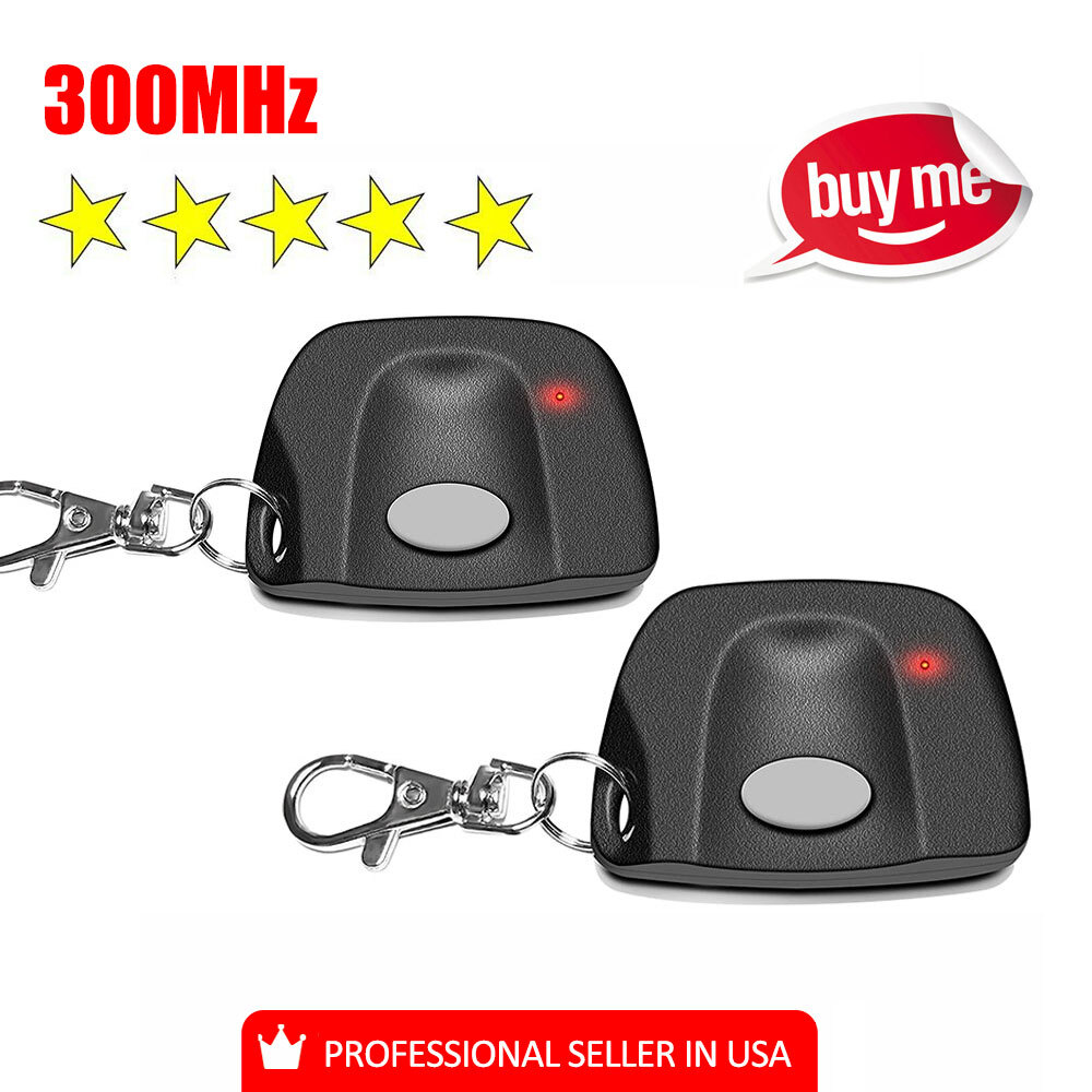 10 Dip-Switch for Linear Multi-Code Garage Door Opener 300MHZ Remote Control USA