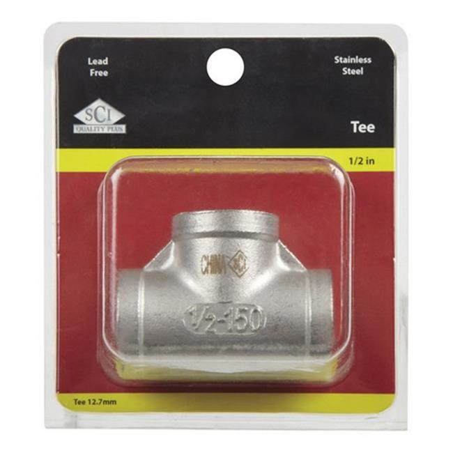 Smith-Cooper Tee Stainless 304 1/2 "