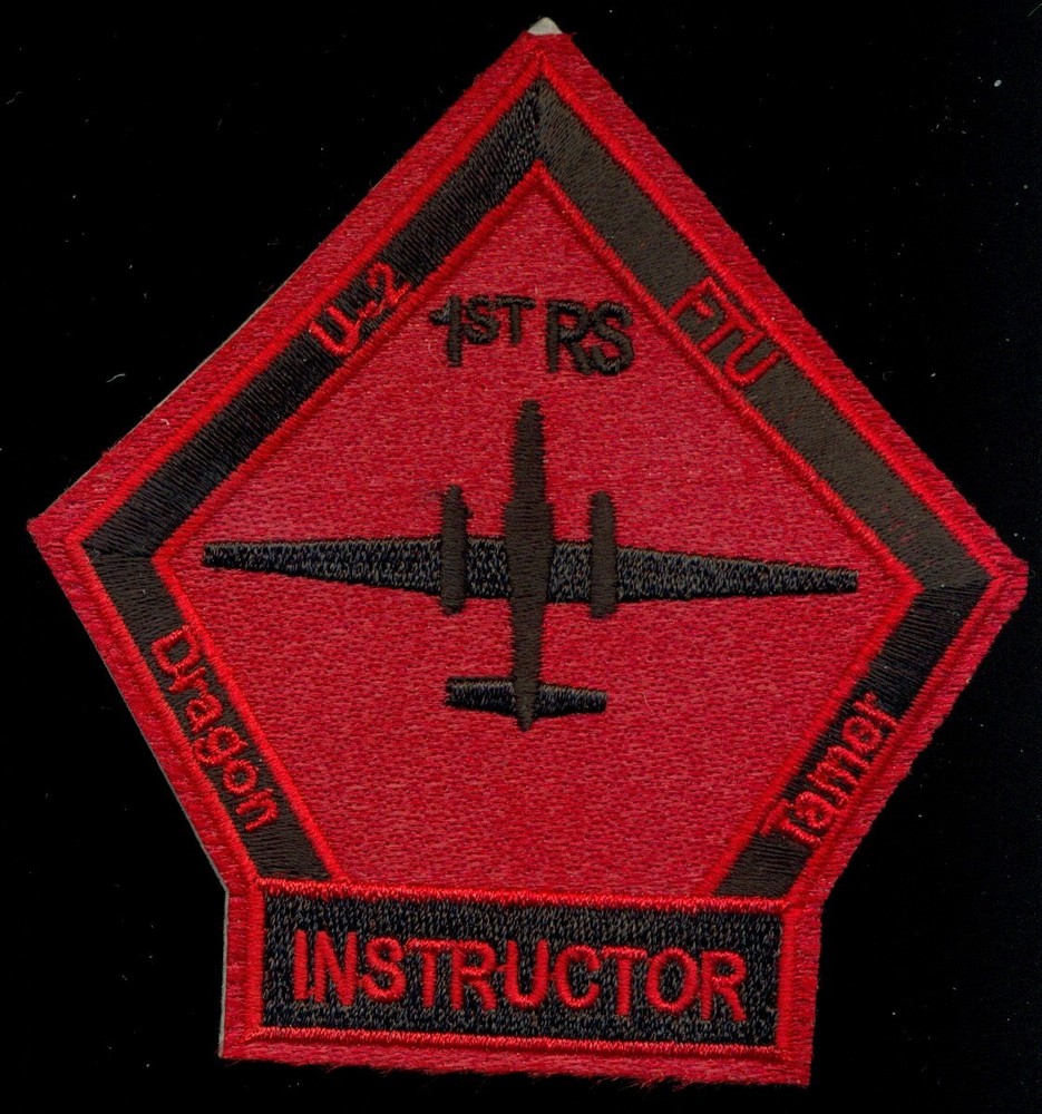 USAF 1st Reconnaissance Squadron U-2 Dragon lady Instructor Patch K-14