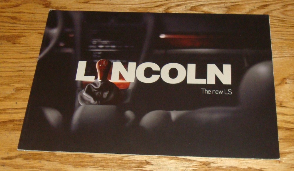 Original 2000 Lincoln LS Foldout Sales Brochure 00