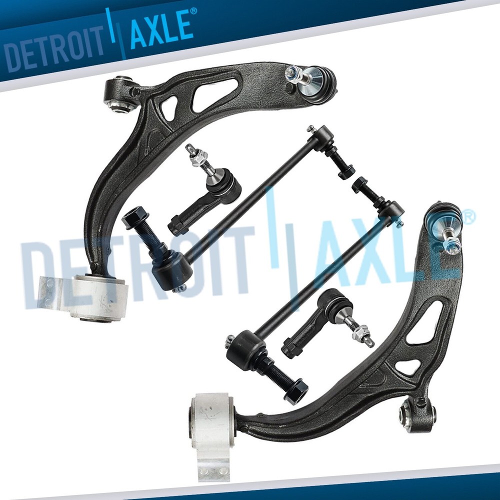 Front Lower Control Arms Outer Tie Rods Sway Bars for 2011-2018 Ford Explorer