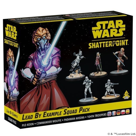 Star Wars: Shatterpoint - LEAD BY EXAMPLE SQUAD PACK - NEW