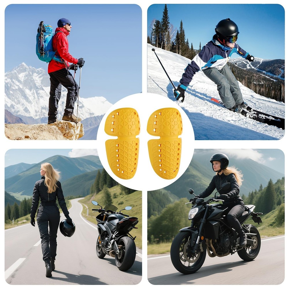 Surlim Motorcycle Armor Insert Pads CE Level 2 Motorcycle Protector CE Armor ...