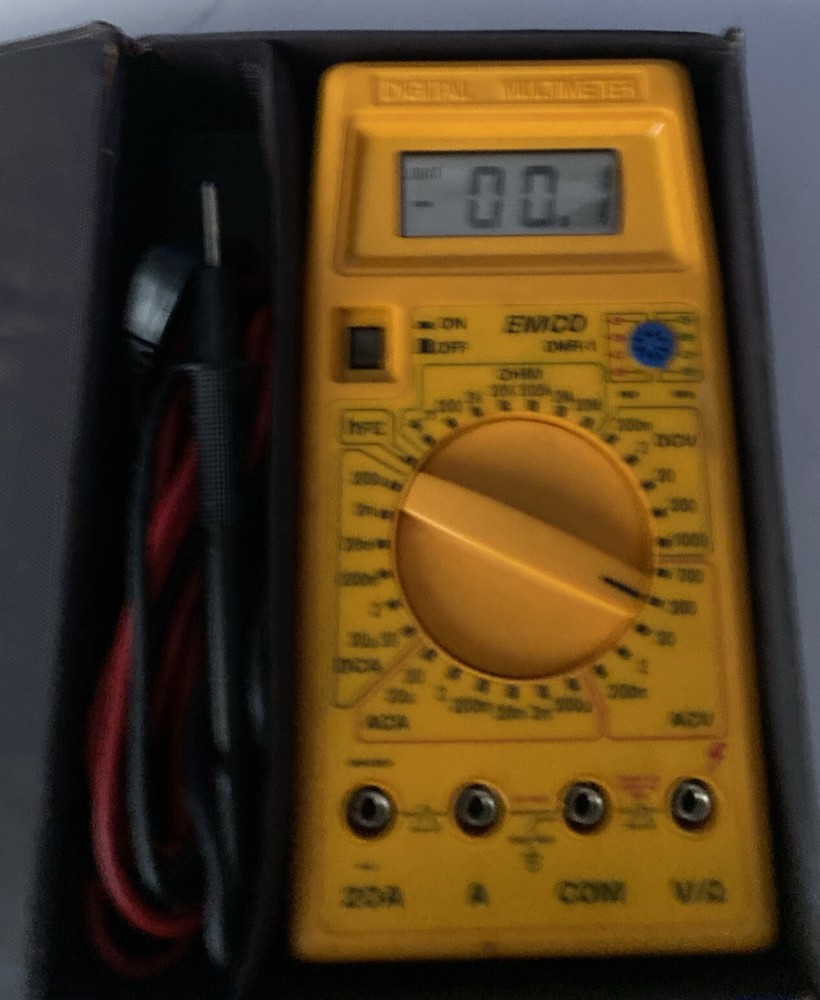 Emco Electronics Model DMR-1 Digital Multimeter Good Condition Works