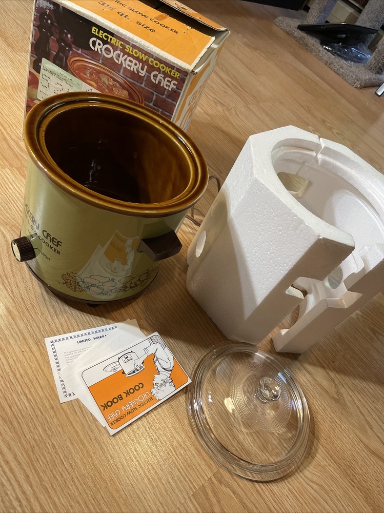 crockery chef slow cooker 3 1/2 qt