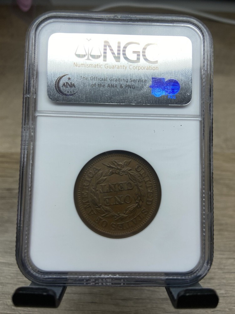 1855 Large Cent MS62BN