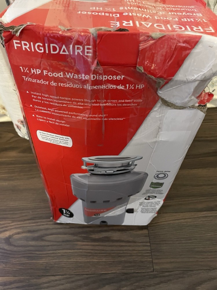 Frigidaire 1.25 HP Corded Disposer Gray-FF13DISPC1