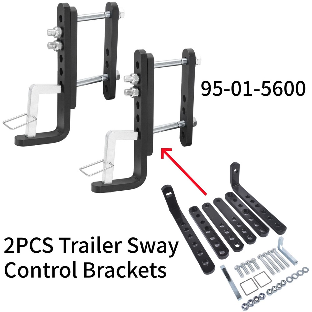 Trailer Sway Control Bracket for Equalizer Hitch-Weight Distribution 3" 4" 5" 6"
