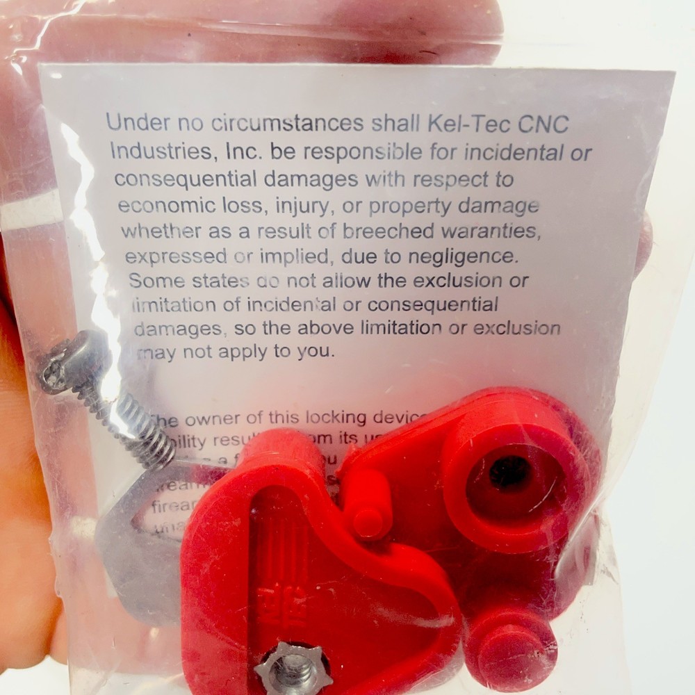 Kel Tec Red Trigger Lock Sealed In Bag New