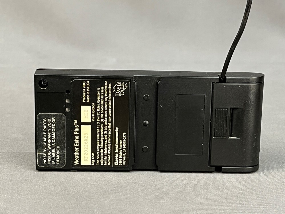 Davis Weather Station Weather Echo Plus Control Display Unit For Vantage Pro (1E