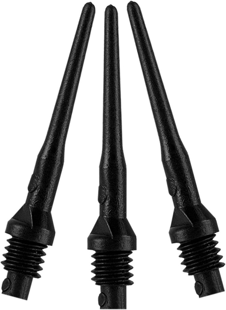 Tufflex II 2BA Thread Soft Tip Dart Points - 500 Pack of Quality Tips