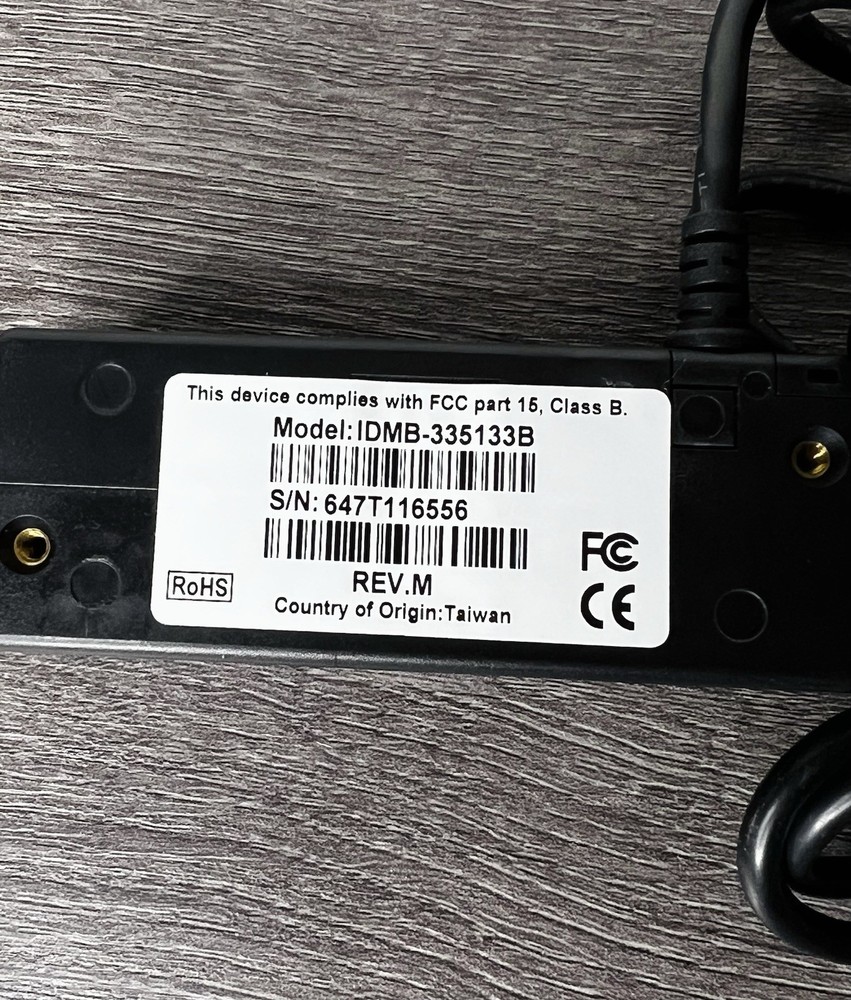 ID Tech IDMB-334112B USB Magnetic Strip Reader - Black Open Box