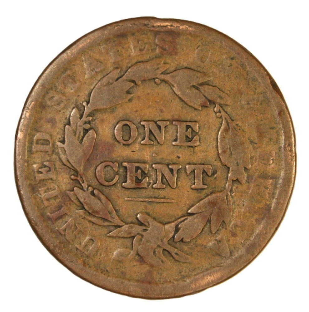 1839 Large Cent - Choice Fine - SMH 1762
