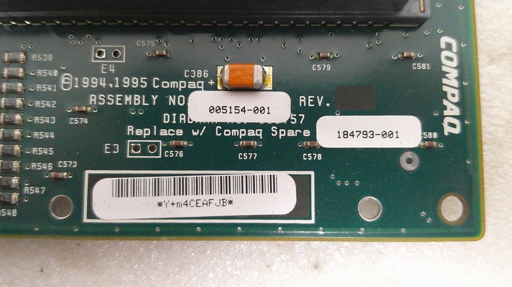 Compaq 184793-001, 005154-001 Processor Board