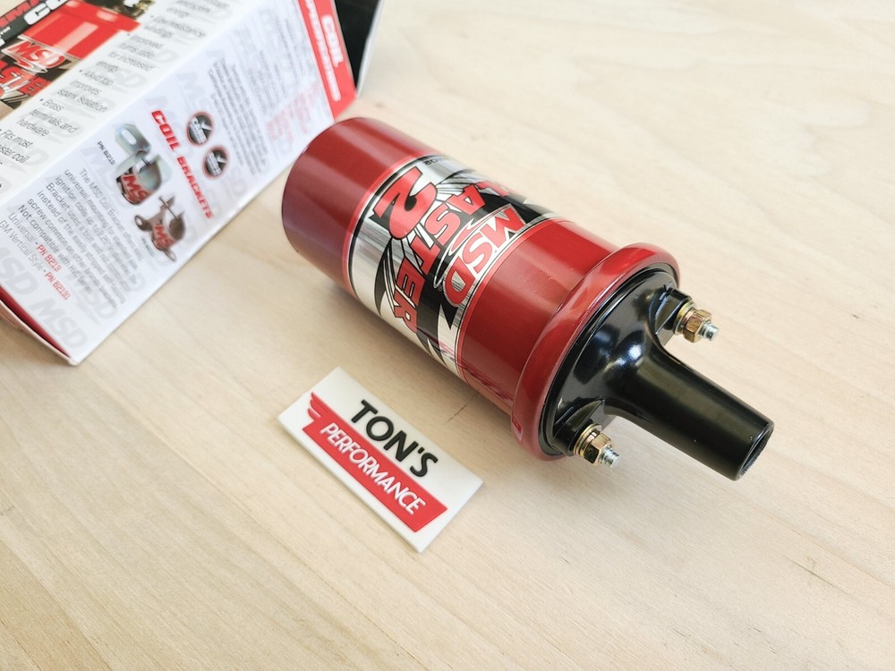 MSD 8202 Ignition Canister Coil Blaster 2 Series High Performance, Red,