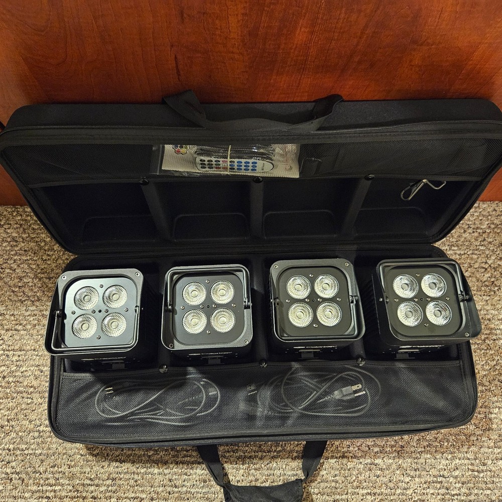 ColorKey  AirPar HEX 4 - (4-Pack Bundle) with Hardshell Case