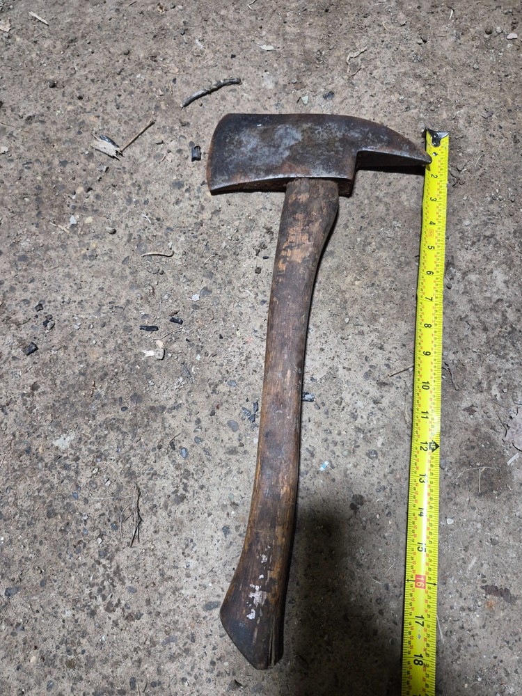 Firemans Small Size Axe Hatchet Unmarked 19" Long