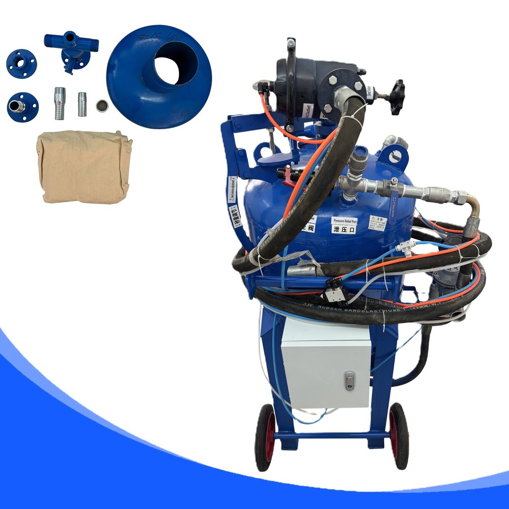 Fully Automatic Mobile High-Pressure Rust Removal Sandblasting Machine