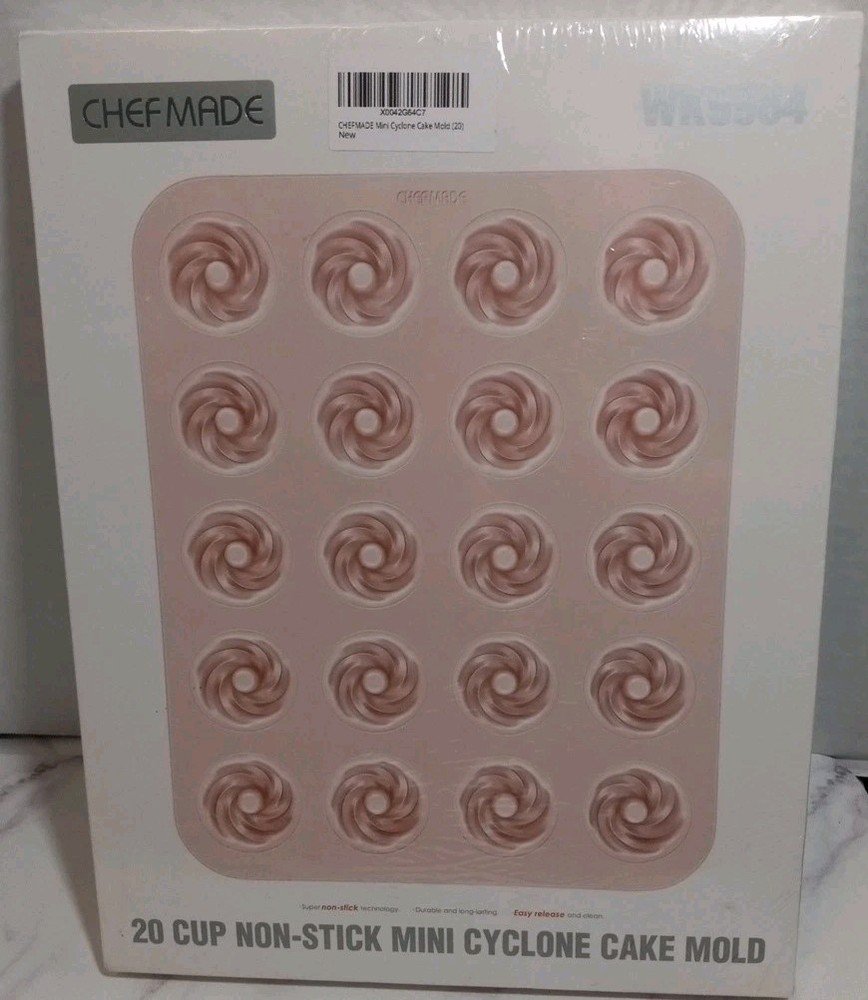 CHEFMADE 20 Cup Non-stick Mini Cyclone Cake Mold New