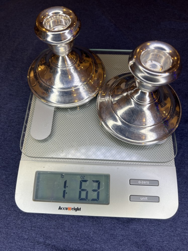 Sterling Silver Candlesticks