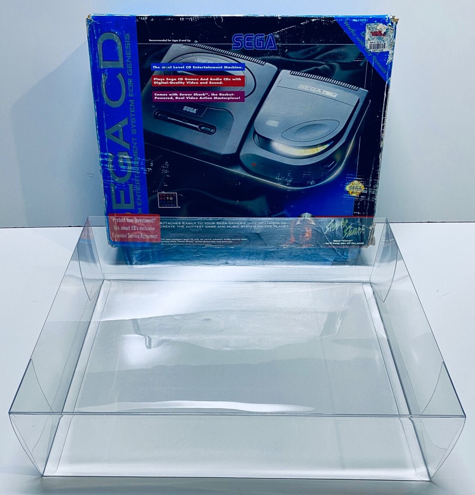 1 Console Box Protector SEGA CD MODEL 2 As Pictured. Custom Clear Display Case