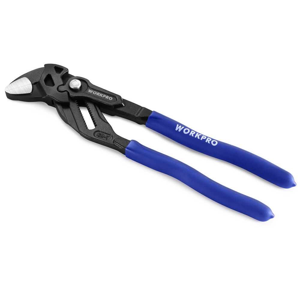 WORKPRO 10" Plier Wrench Adjustable Parallel Smooth Jaw Pliers CR-V Construction