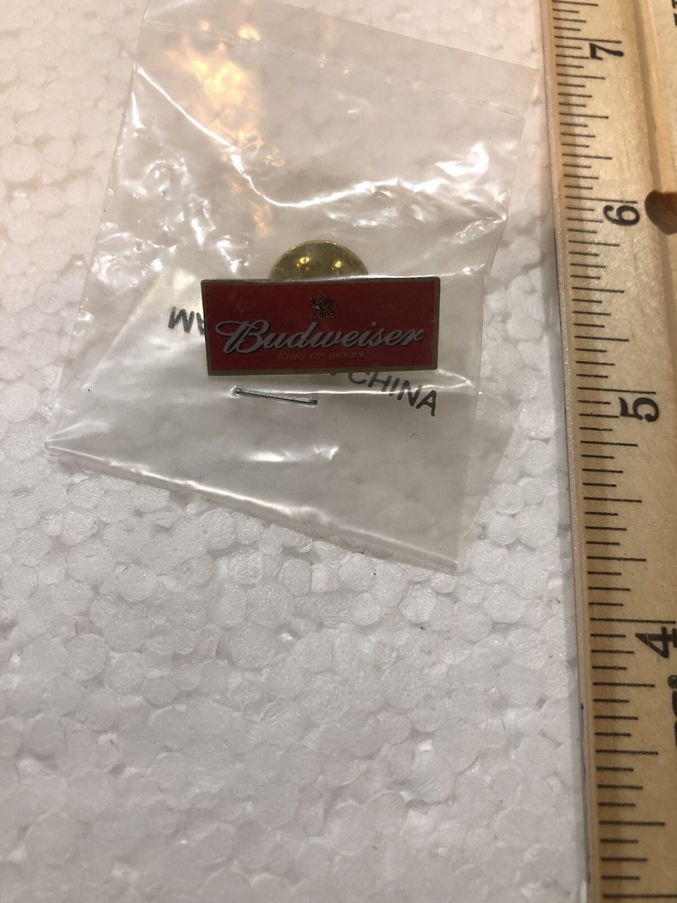 New Budweiser Lapel Pin Unopened