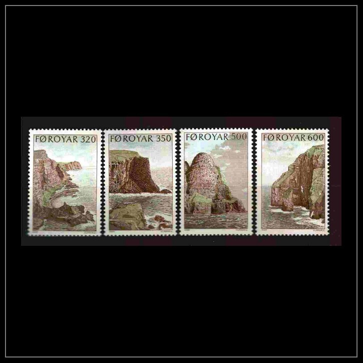 Faroe Islands 1989 (184-187) Mint never Hinged - Views