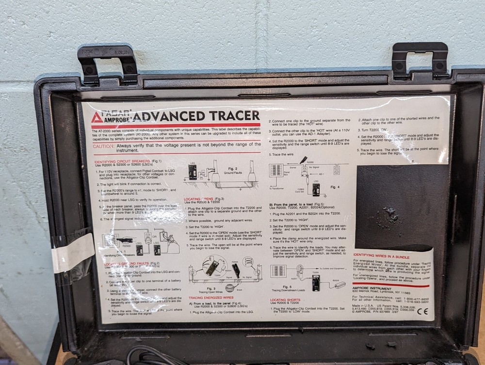 Amprobe advanced tracer kit model At-2001-2004