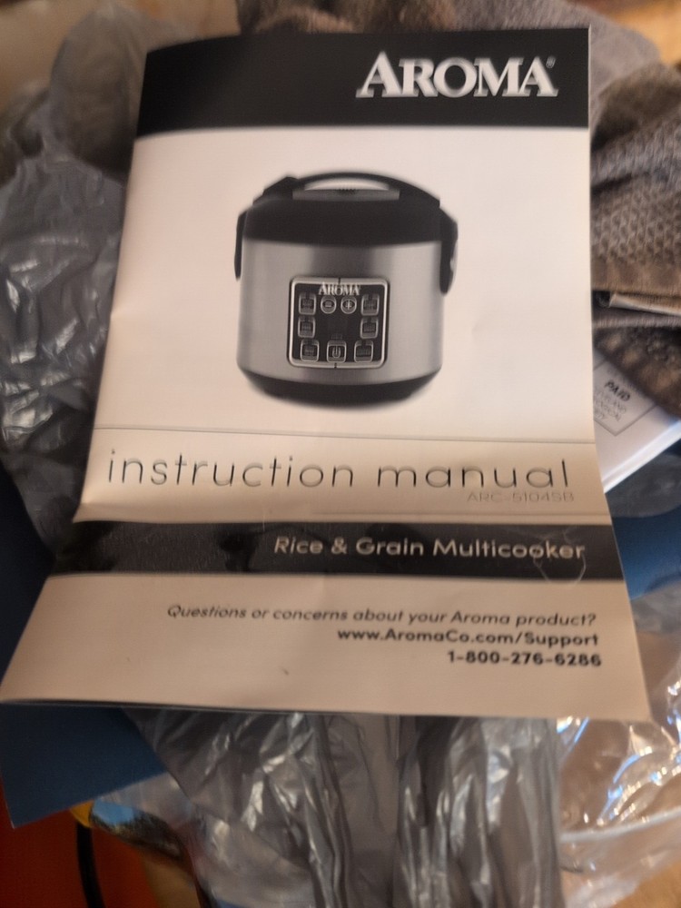 Aroma Rice Cooker Model Arc-510458