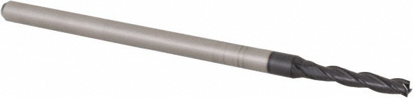 Accupro 3/32", 1/2" LOC, 1/8" Shank, 2-1/2" OAL, 3 Flute, Solid Carbide Squar...