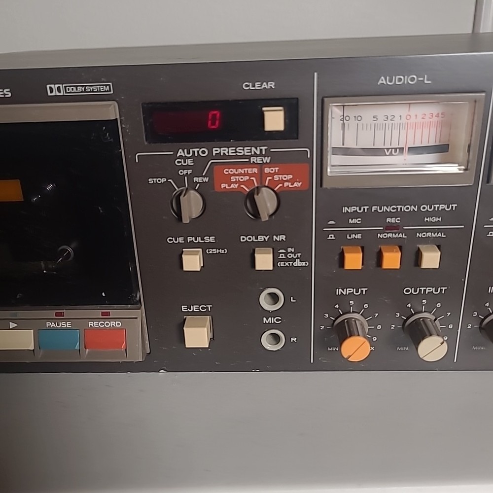 Tascam 133 Multi Image Cassette Deck Tape Player Recorder Rackmount Untested