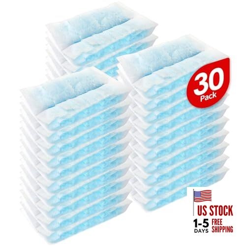 Disposable Microfiber Feather Duster Refills, Multi-Surface Duster 30