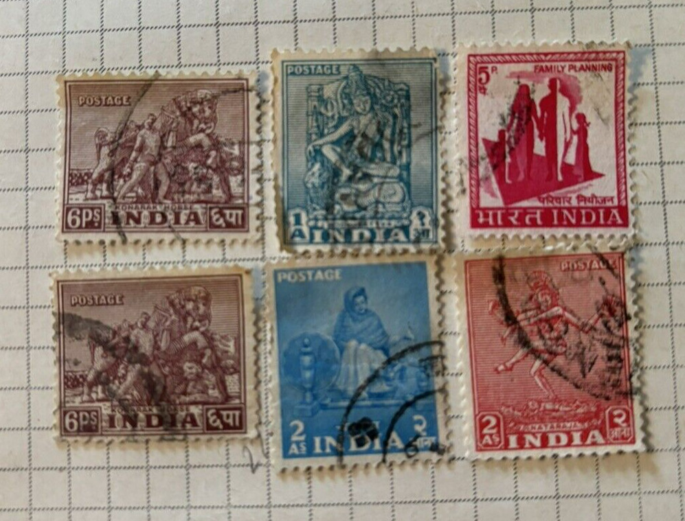 INDIA SERVICE POSTAGE STAMPS - LOT 308