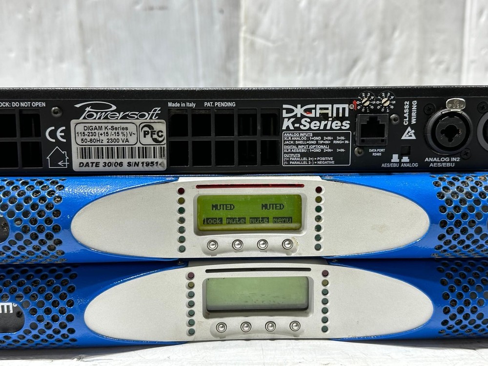 Powersoft Non-DSP K6 7200W Power Amplifier #209-12 (One) TrueHeartSound