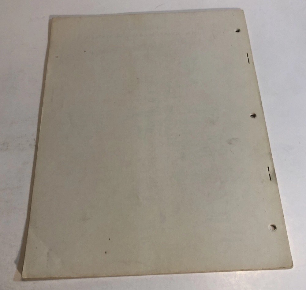 SEEBURG PHONOGRAPH MODELS SPS2 & ESPS2 Installation & Operation Manual-original