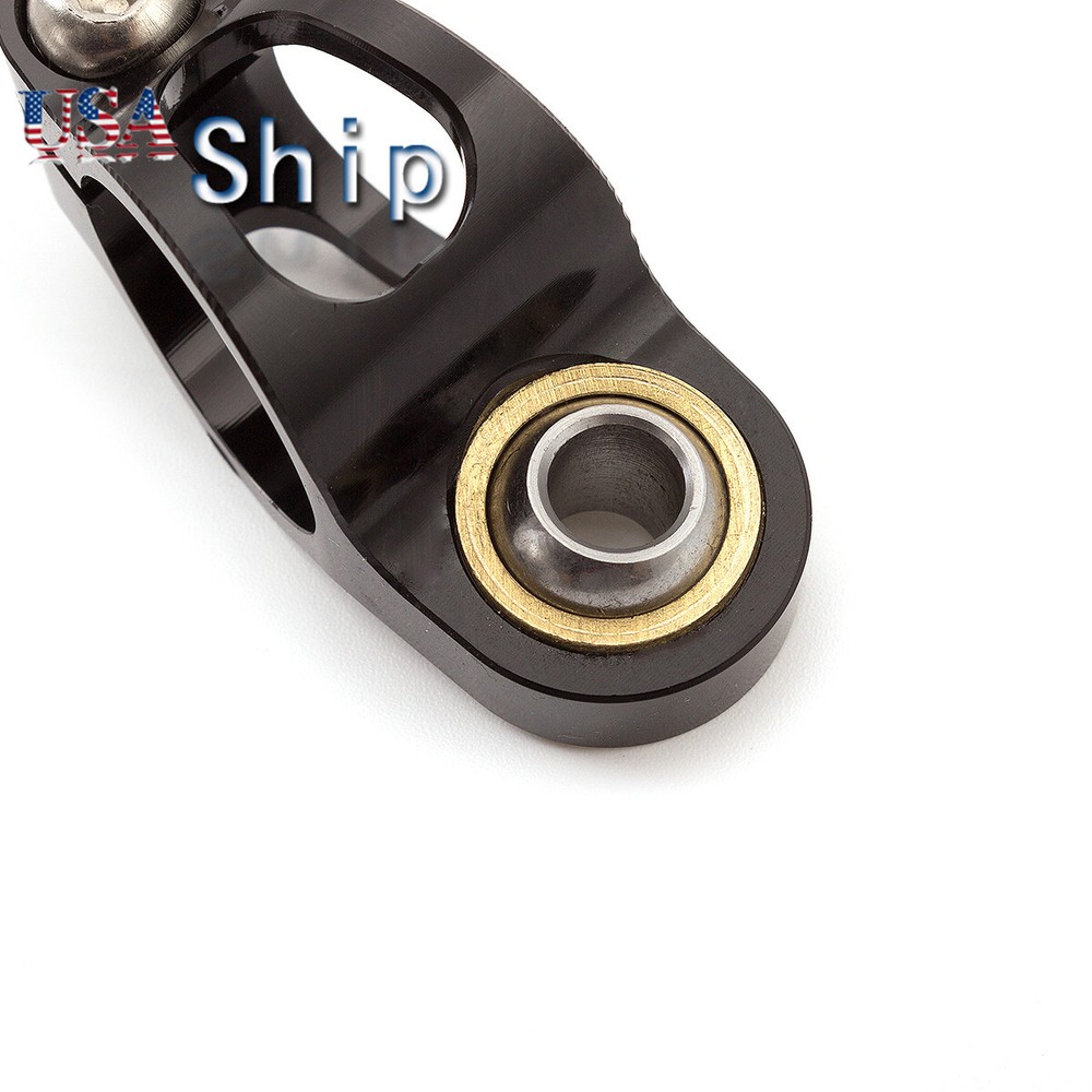 CNC Universal Motorcycles Steering Stabilizer Damper Linear Control Safety Grey