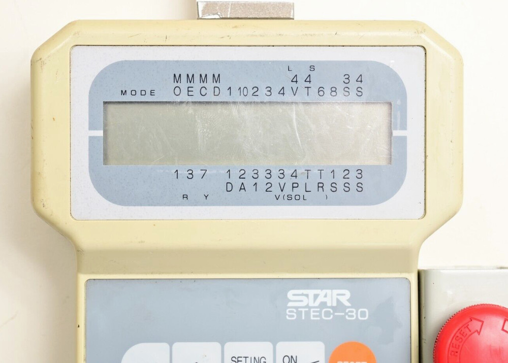 Star Seiki STEC-30 Robotic Teaching Pendant with E-STOP Switch Untested