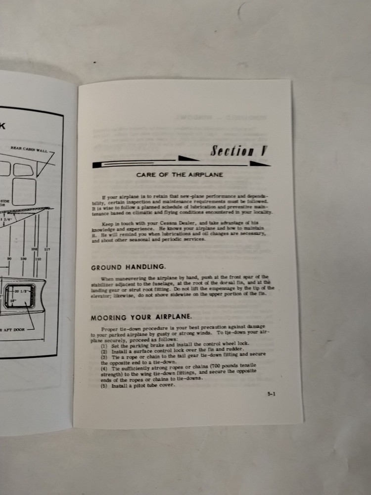 Cessna 1973 Model A185F Skywagon Owner's Manual-Copy