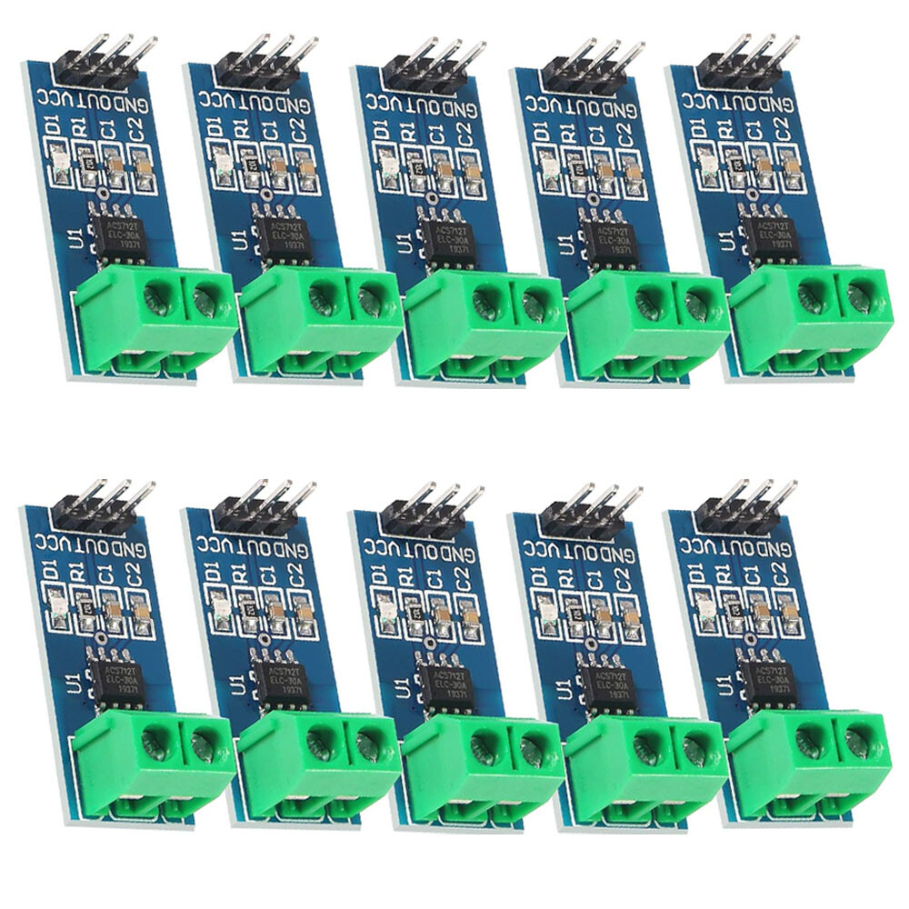 10PCS New Design 5A Range Current Detect Sensor Modules ACS712 For USA