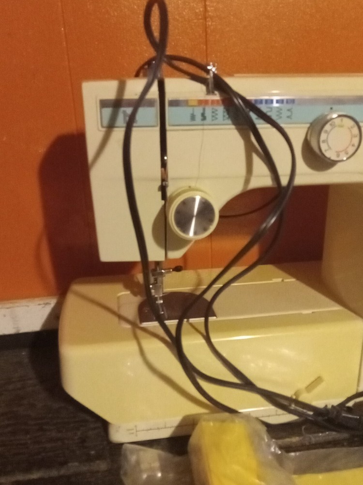 Necchi Model 535FA Sewing Machine with box, petal, and accessories
