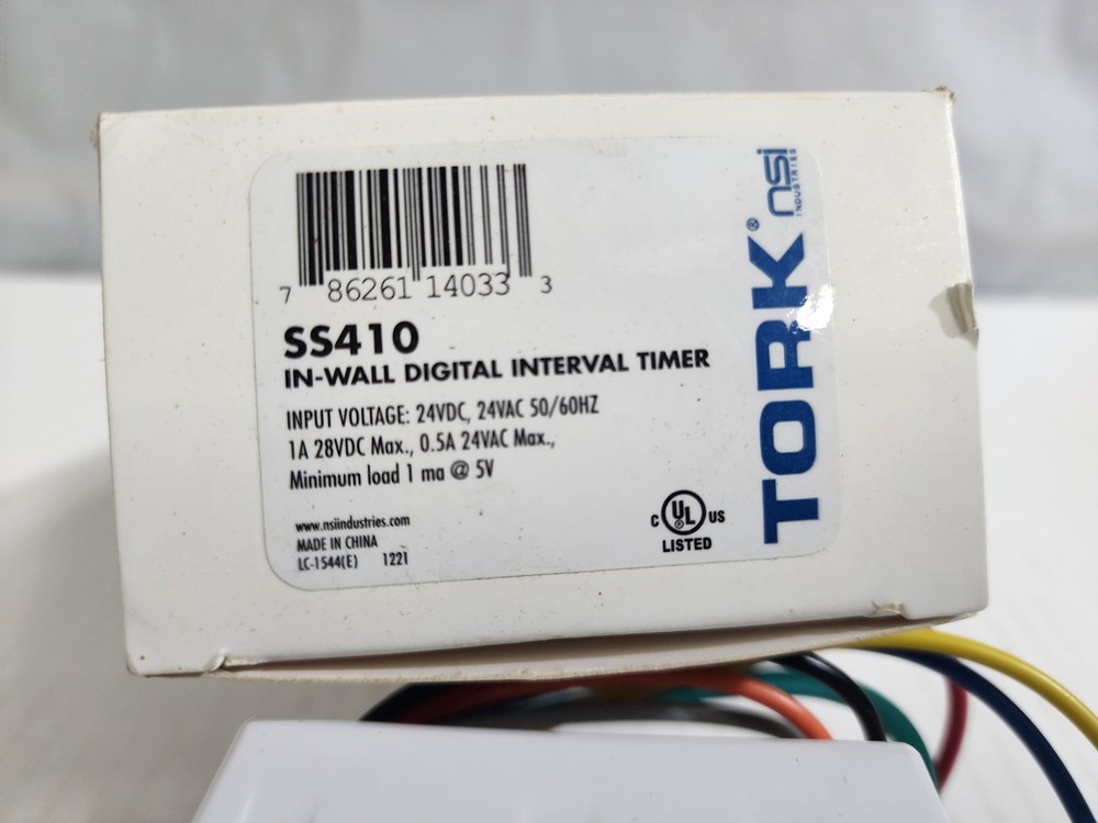 Tork SS410 In Wall Digital Interval Timer