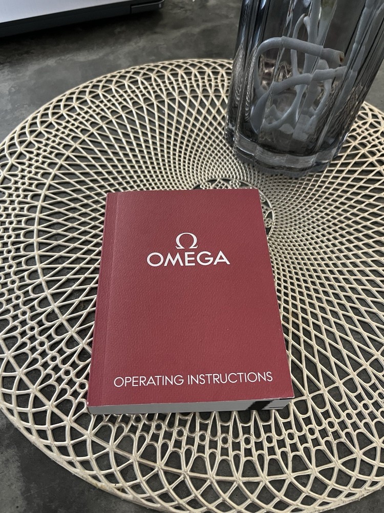 Omega Operating Instructions Booklet Manual