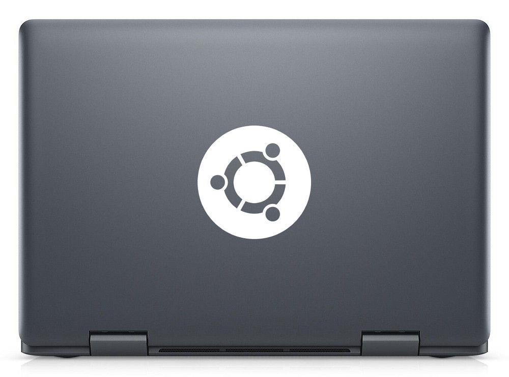 Ubuntu Linux Desktop Laptop Decal in Multiple Colors and Sizes