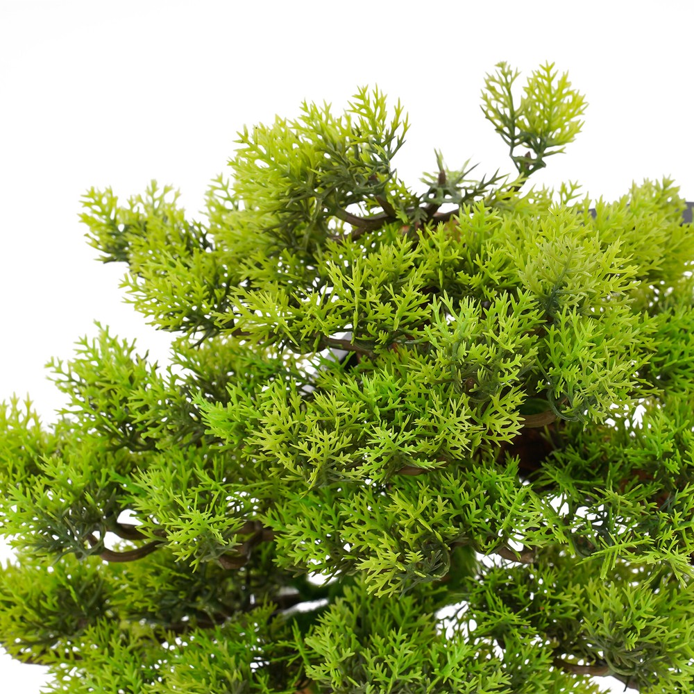 Zen Artificial Pine Tree with Lamp Rings Decoration for Backflow Incense 110V
