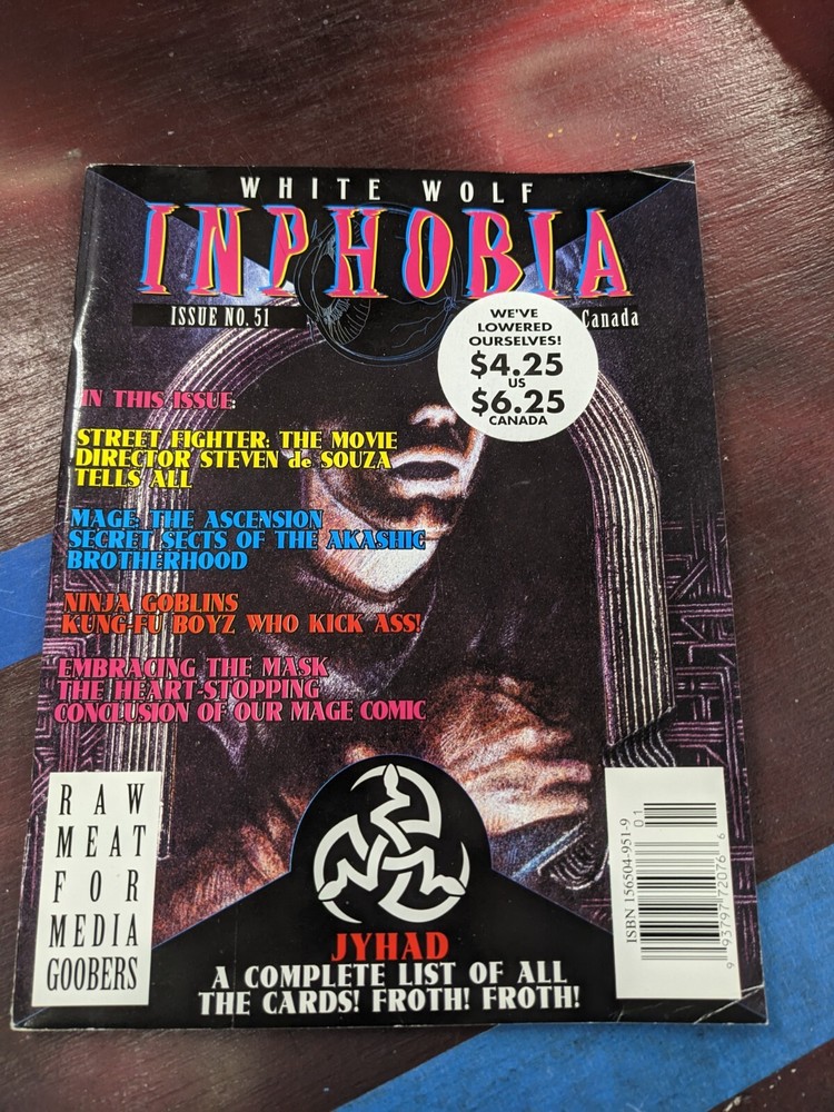 Inphobia  #51 White Wolf Magazine