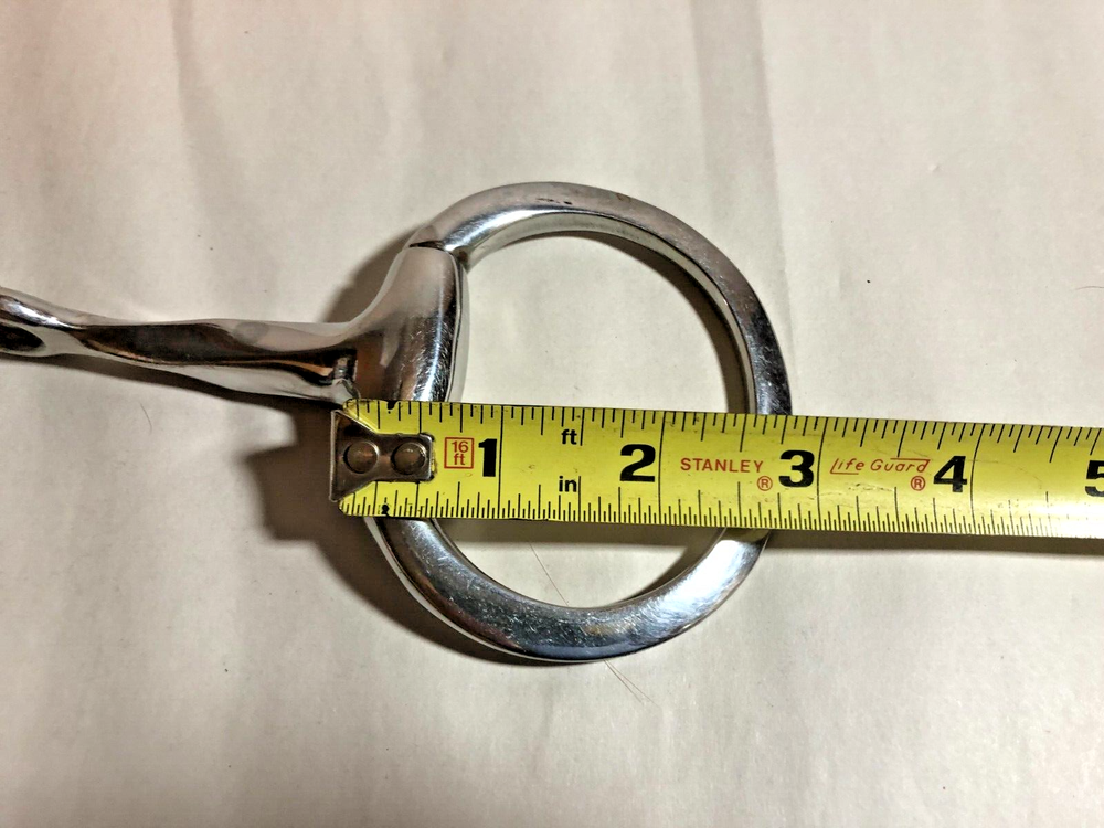 5" BT Crump Slow Twist Eggbutt Snaffle Bit