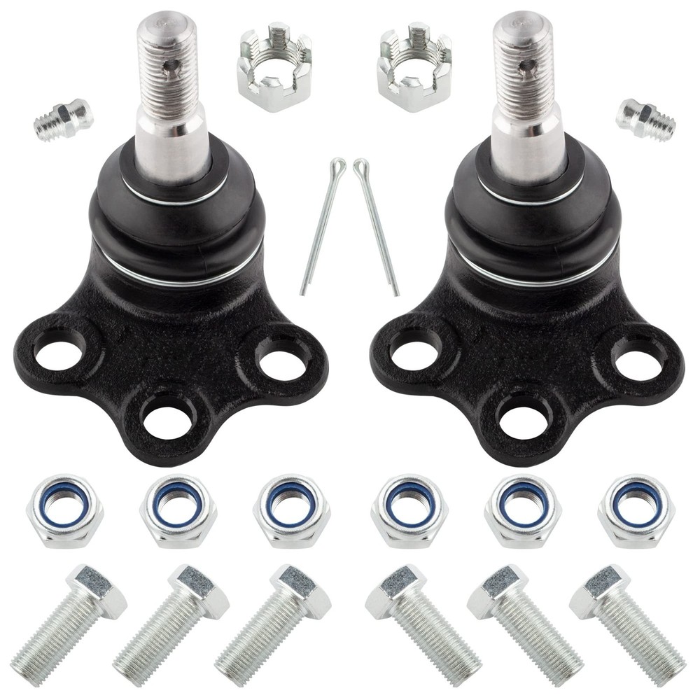 4Pcs Front Suspension Upper & Lower Ball Joints Kit Set Left Driver & Right P...